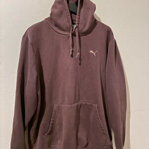 PUMA Essentials Hoodie Men’s XXL Plum Burgundy Purple‎ Pullover Sweatshirt 2XL